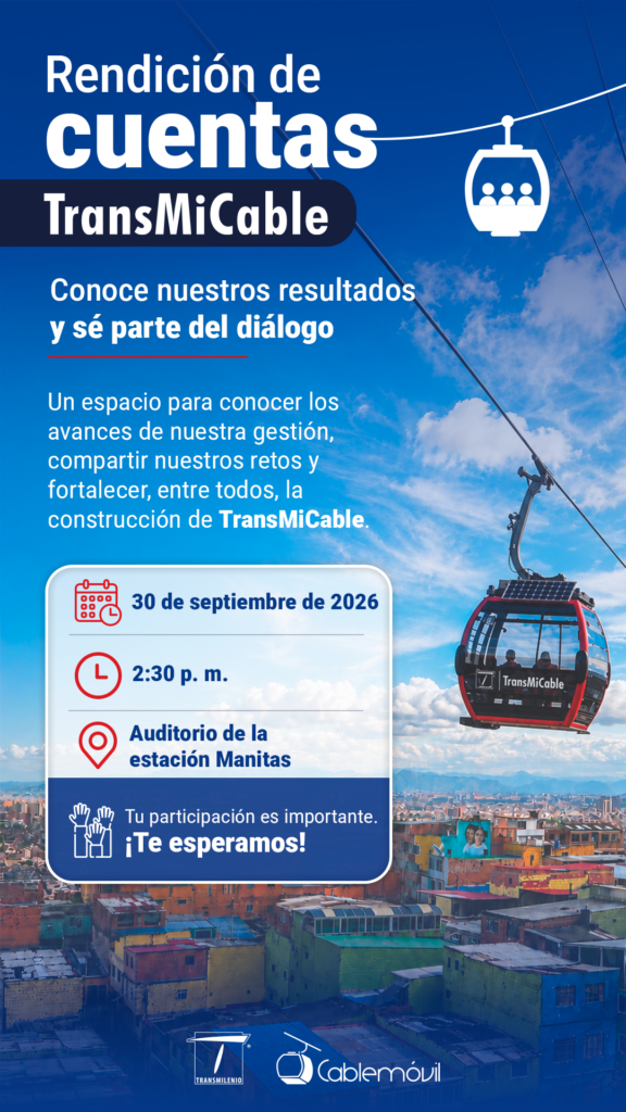 Rendición de cuentas TransMiCable: un espacio para construir juntos